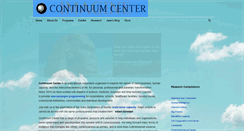 Desktop Screenshot of continuumcenter.net